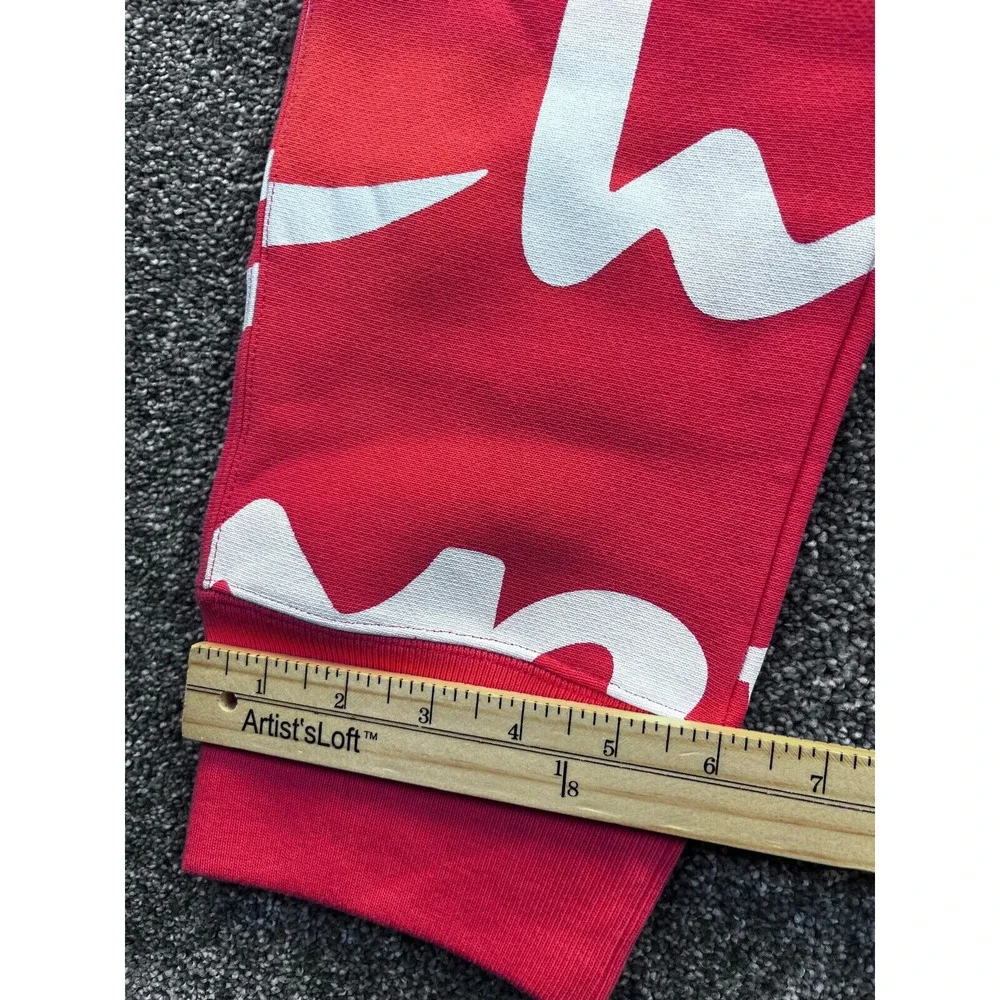 Champion Sweatpants Womens M Reverse Weave Stretch Waist Rib Cuffs Red‎ NWT - Picture 12 of 13